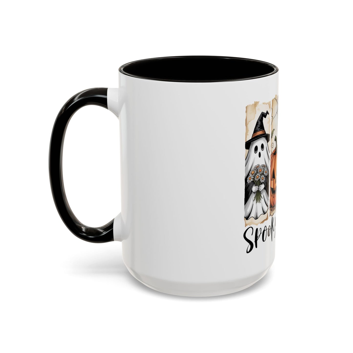 Colorful Spooky-Season Brushstroke-Halloween Mug
