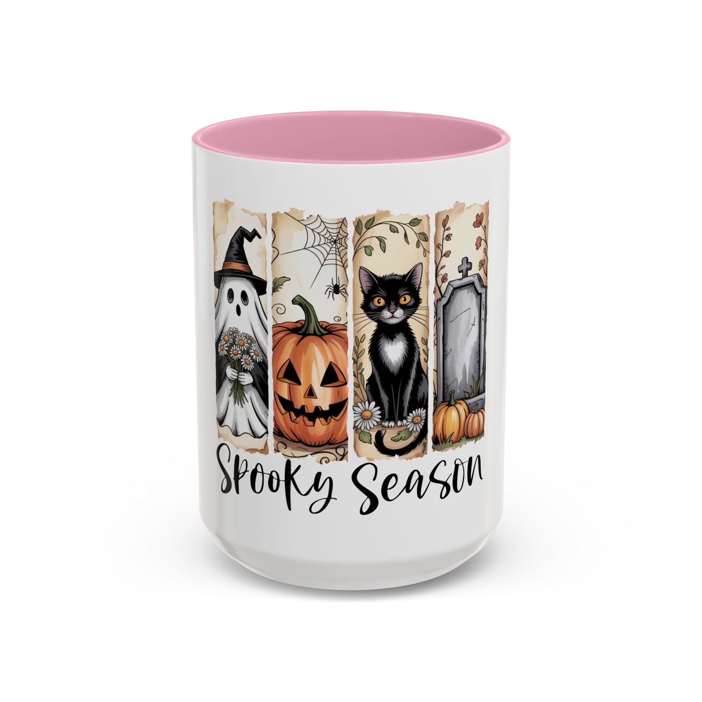 Colorful Spooky-Season Brushstroke-Halloween Mug