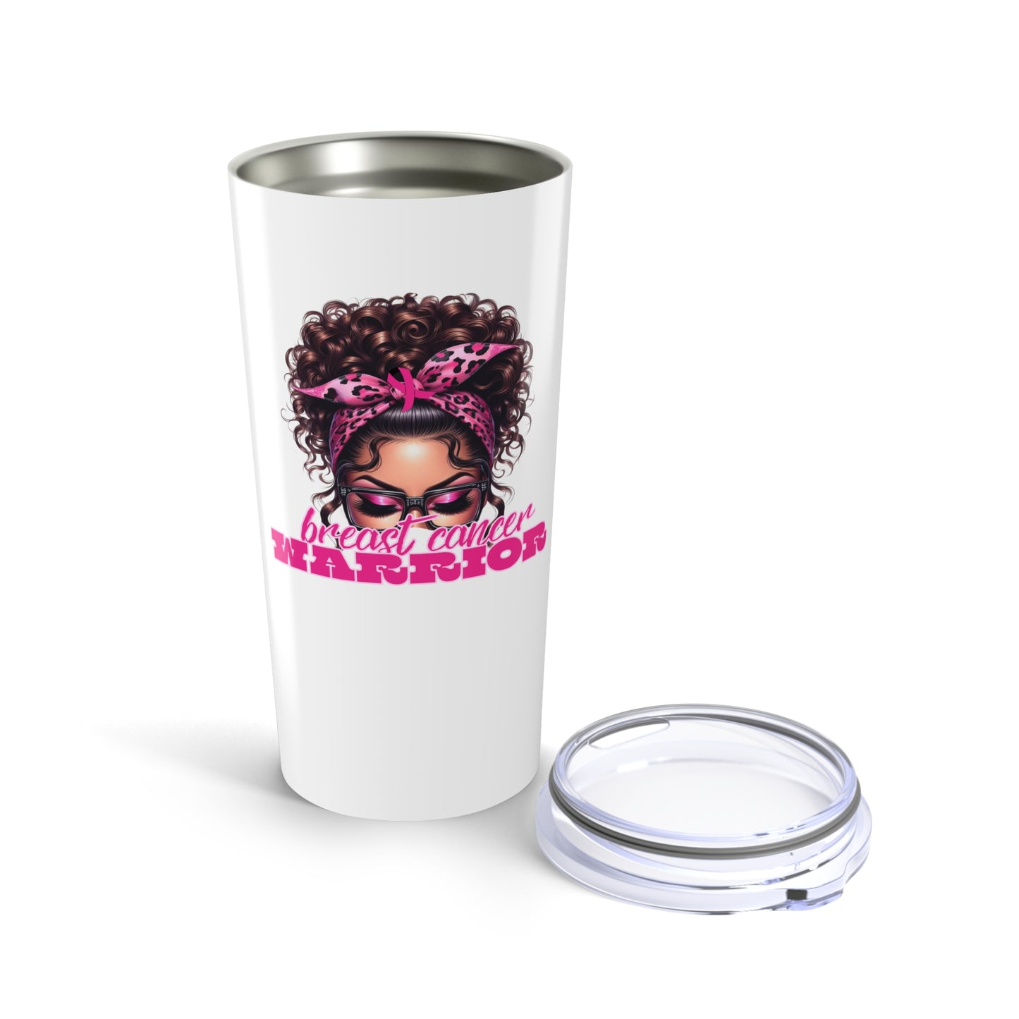 Breast Cancer Awareness Warrior Queen Inspirational Tumbler