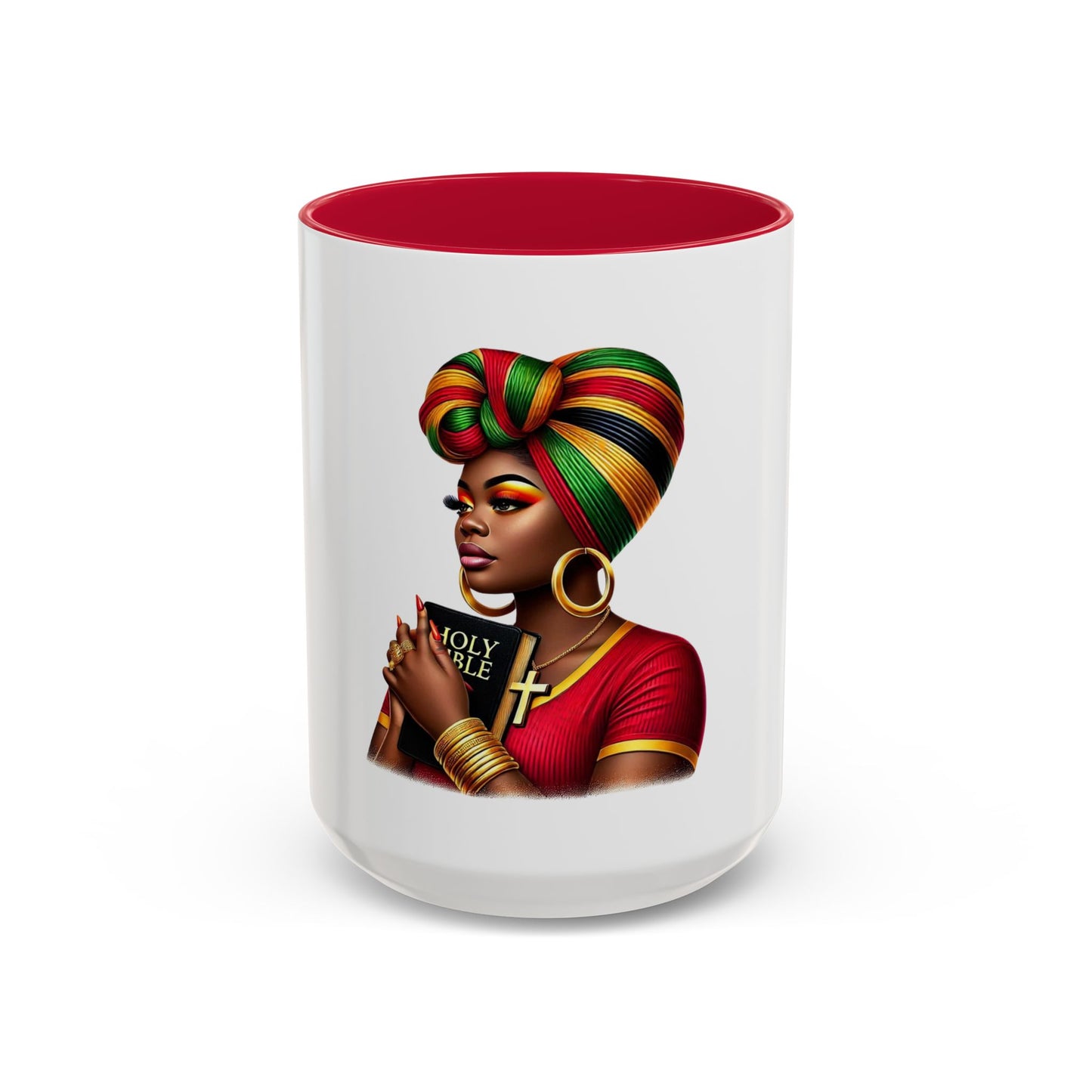 Colorful Faith Crown  Afrocentric Mug