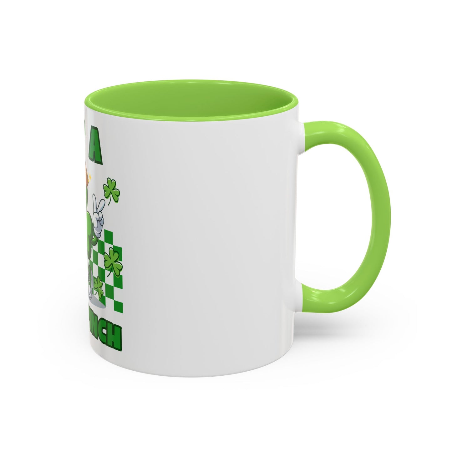 St. Patrick's Day Two-Tone Coffee Just a Little Pinch Lucky Charm Mug