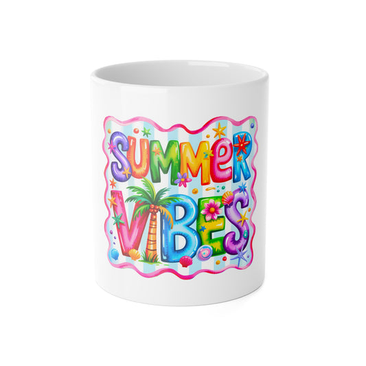 Colorful Summer Tropical Beach Vibes Mug