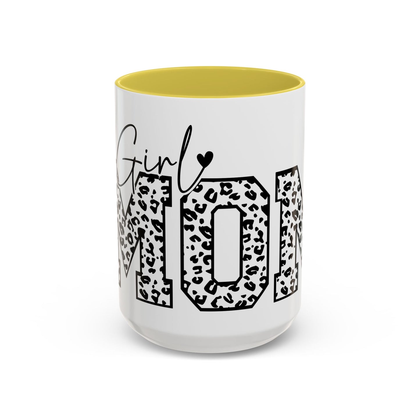 Girl Mom Leopard Colorful Mug