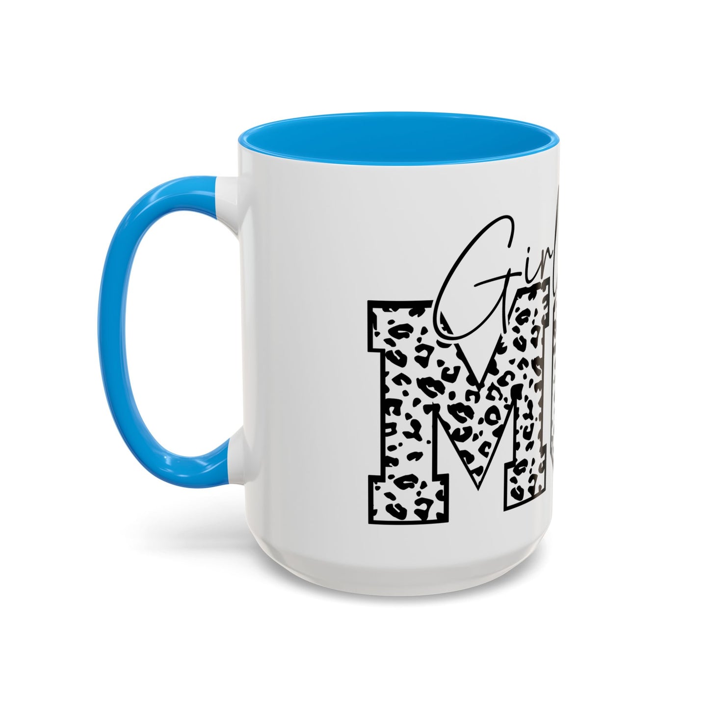 Girl Mom Leopard Colorful Mug