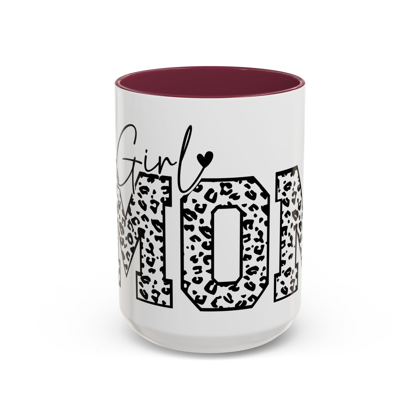 Girl Mom Leopard Colorful Mug