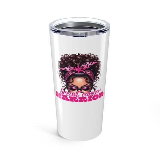 Breast Cancer Awareness Warrior Queen Inspirational Tumbler