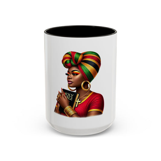 Colorful Faith Crown  Afrocentric Mug