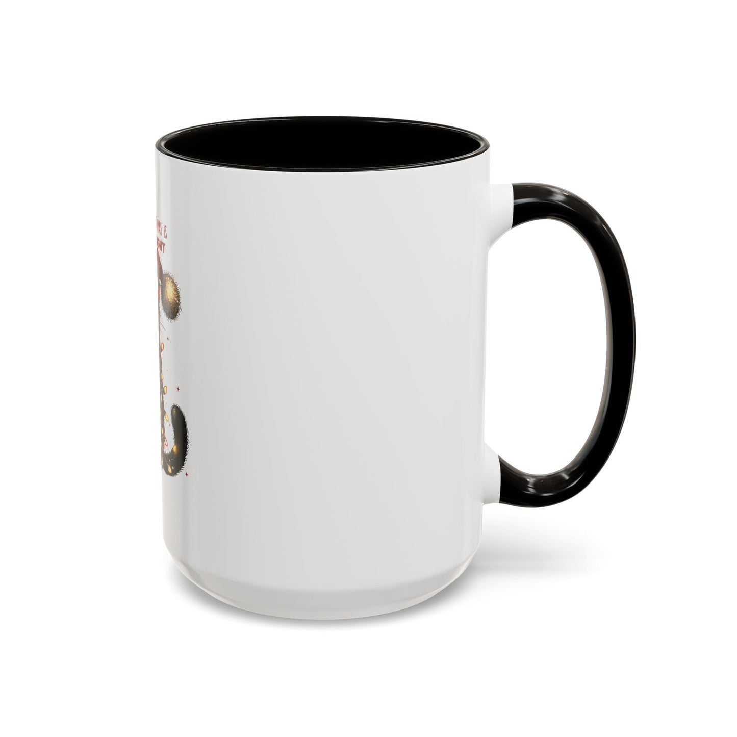 Meowy Bright Christmas Colorful Cat Perfectly Festive Mug