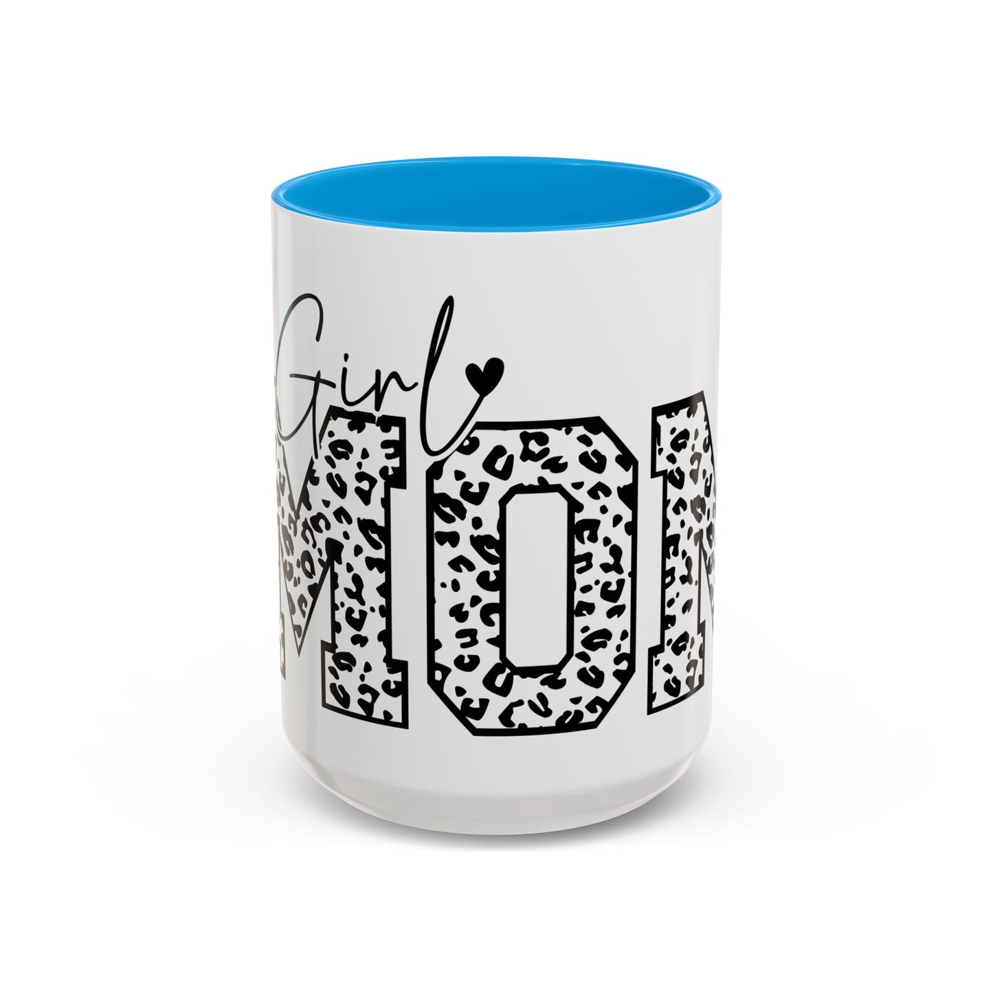 Girl Mom Leopard Colorful Mug