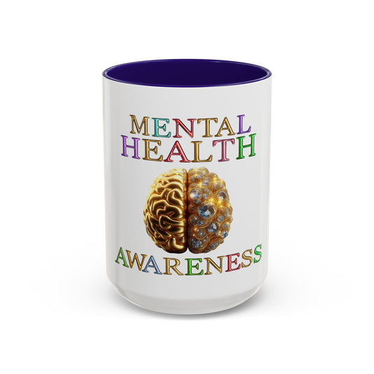 Colorful Mental Health Awareness Inspirational  Self-Care Reminder Mug