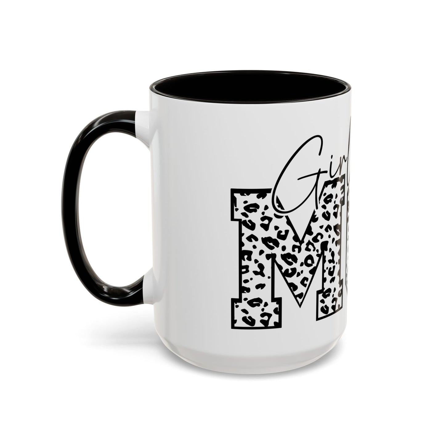 Girl Mom Leopard Colorful Mug