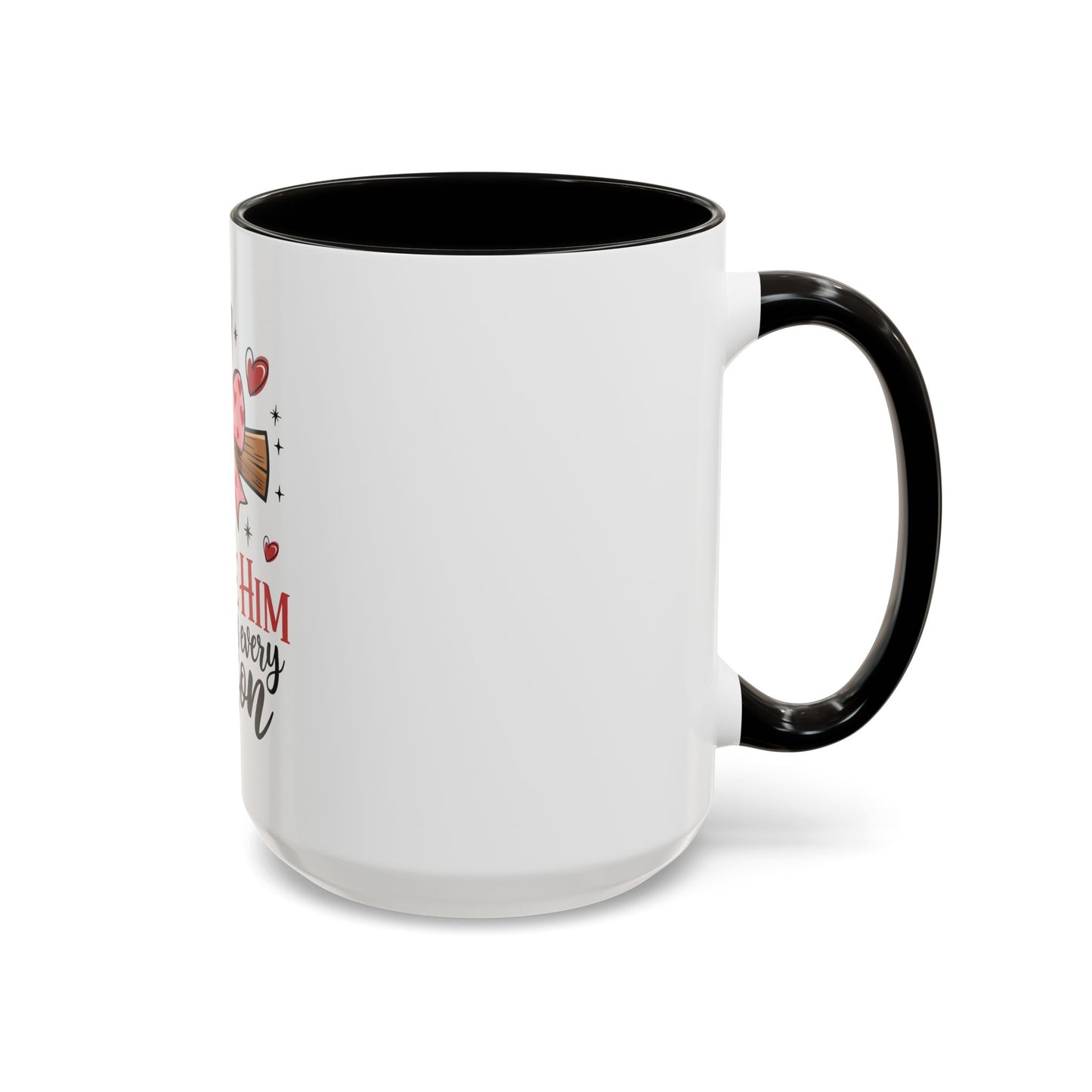 Colorful Inspirational Mug - I Will Praise Him in Every Season Christian