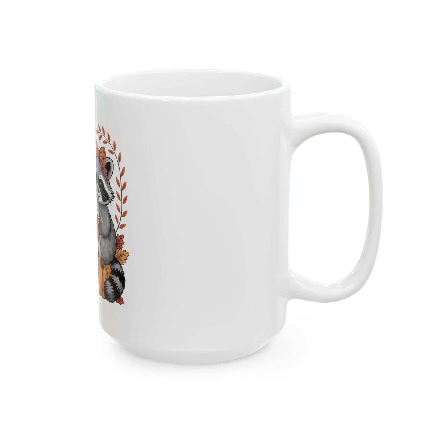 Funny Raccoon Pumpkin Spice Mug