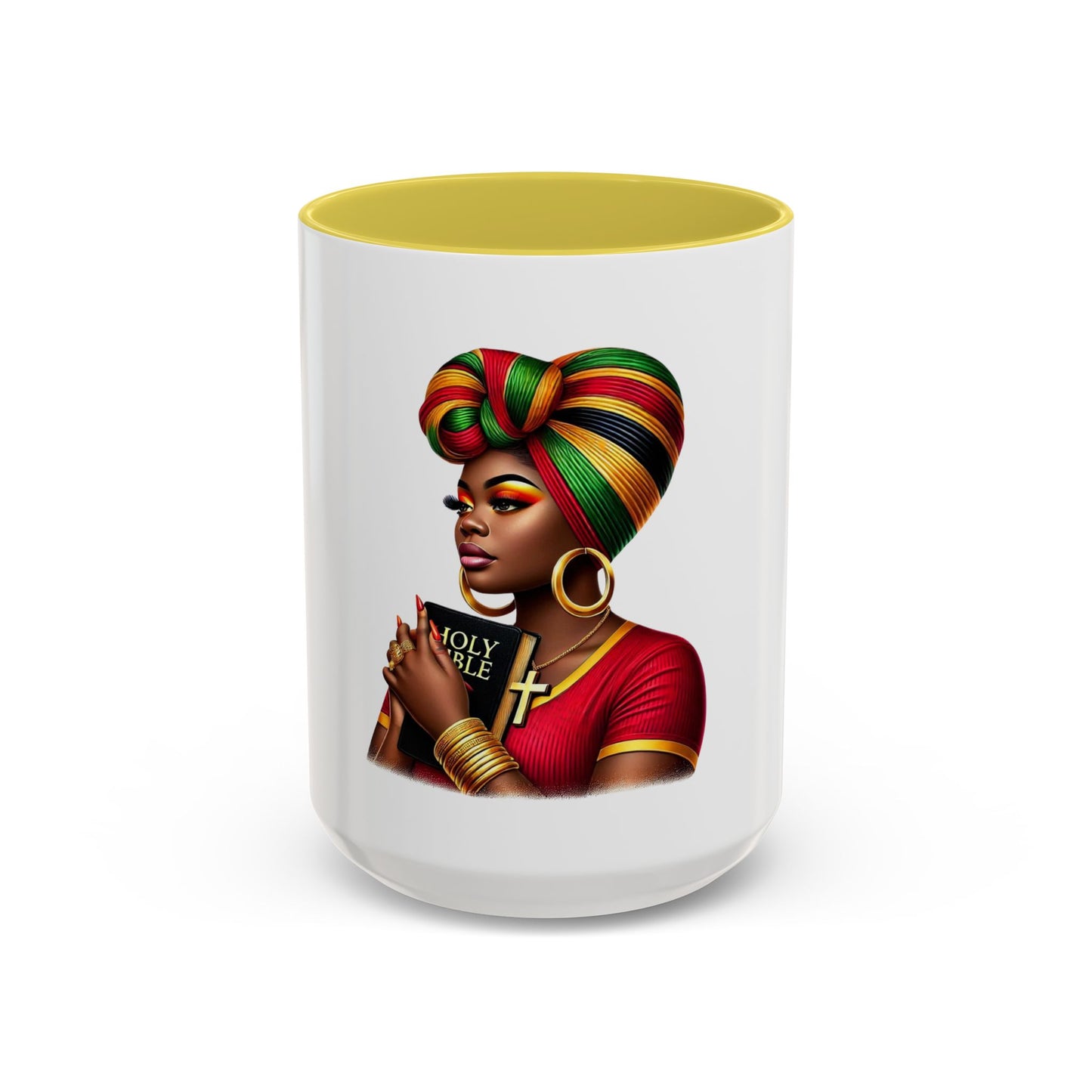 Colorful Faith Crown  Afrocentric Mug