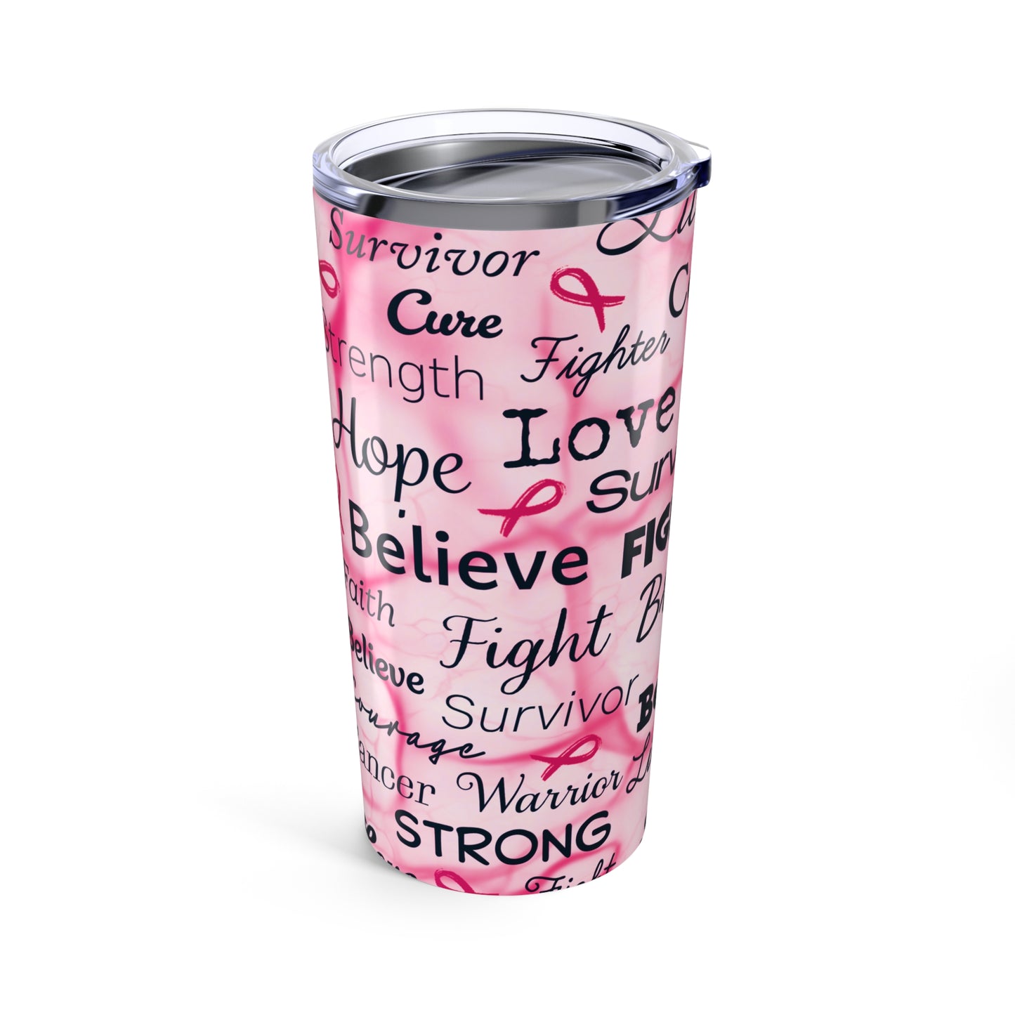 Breast Cancer Awareness Inspirational Tumbler Motivational Quotes