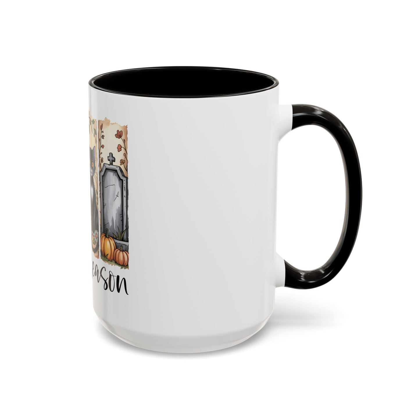 Colorful Spooky-Season Brushstroke-Halloween Mug