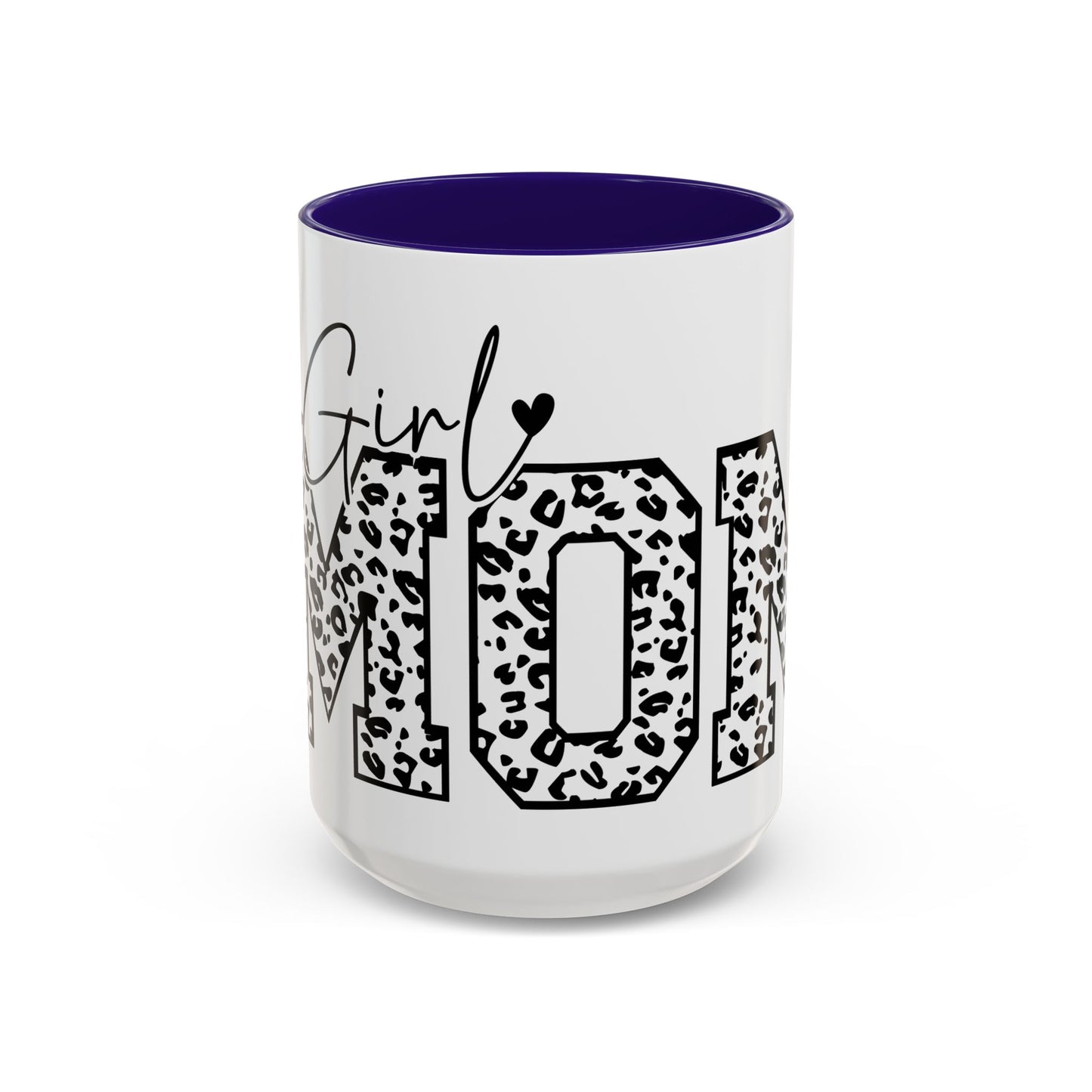 Girl Mom Leopard Colorful Mug