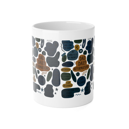 Dad Daily Affirmations Inspirational Mug  Motivational Unique Present for Dad