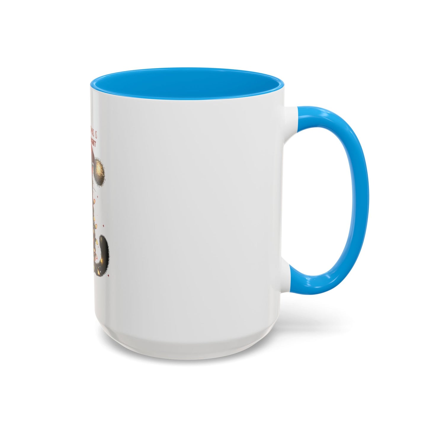 Meowy Bright Christmas Colorful Cat Perfectly Festive Mug