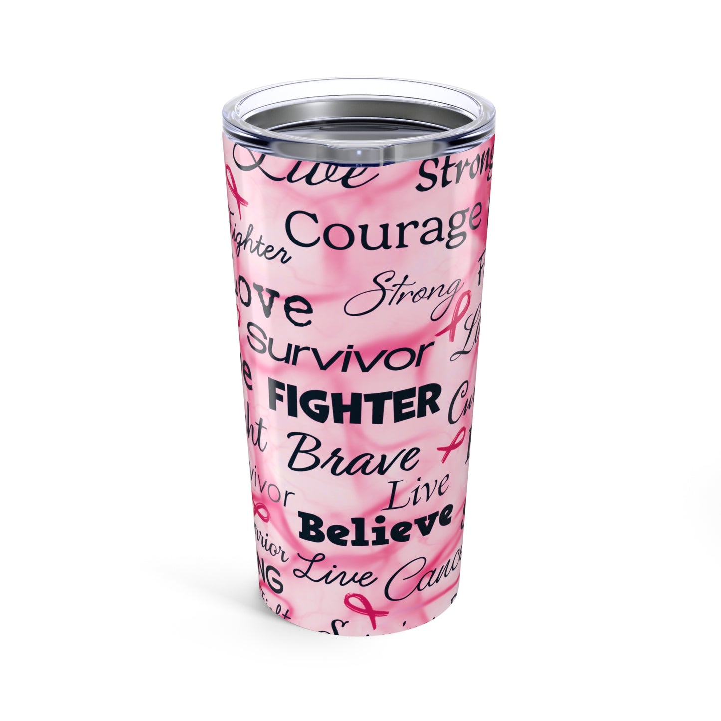 Breast Cancer Awareness Inspirational Tumbler Motivational Quotes