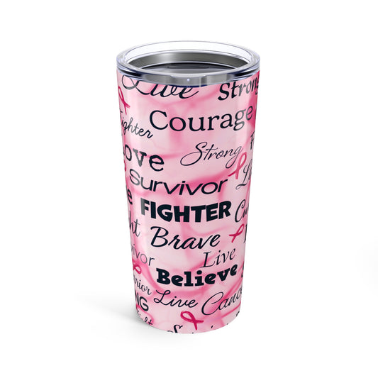 Breast Cancer Awareness Inspirational Tumbler Motivational Quotes