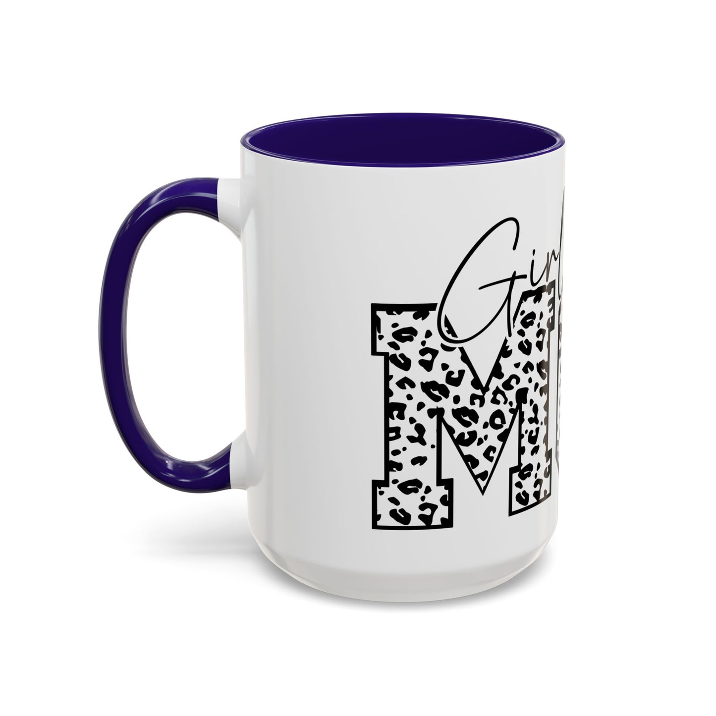 Girl Mom Leopard Colorful Mug
