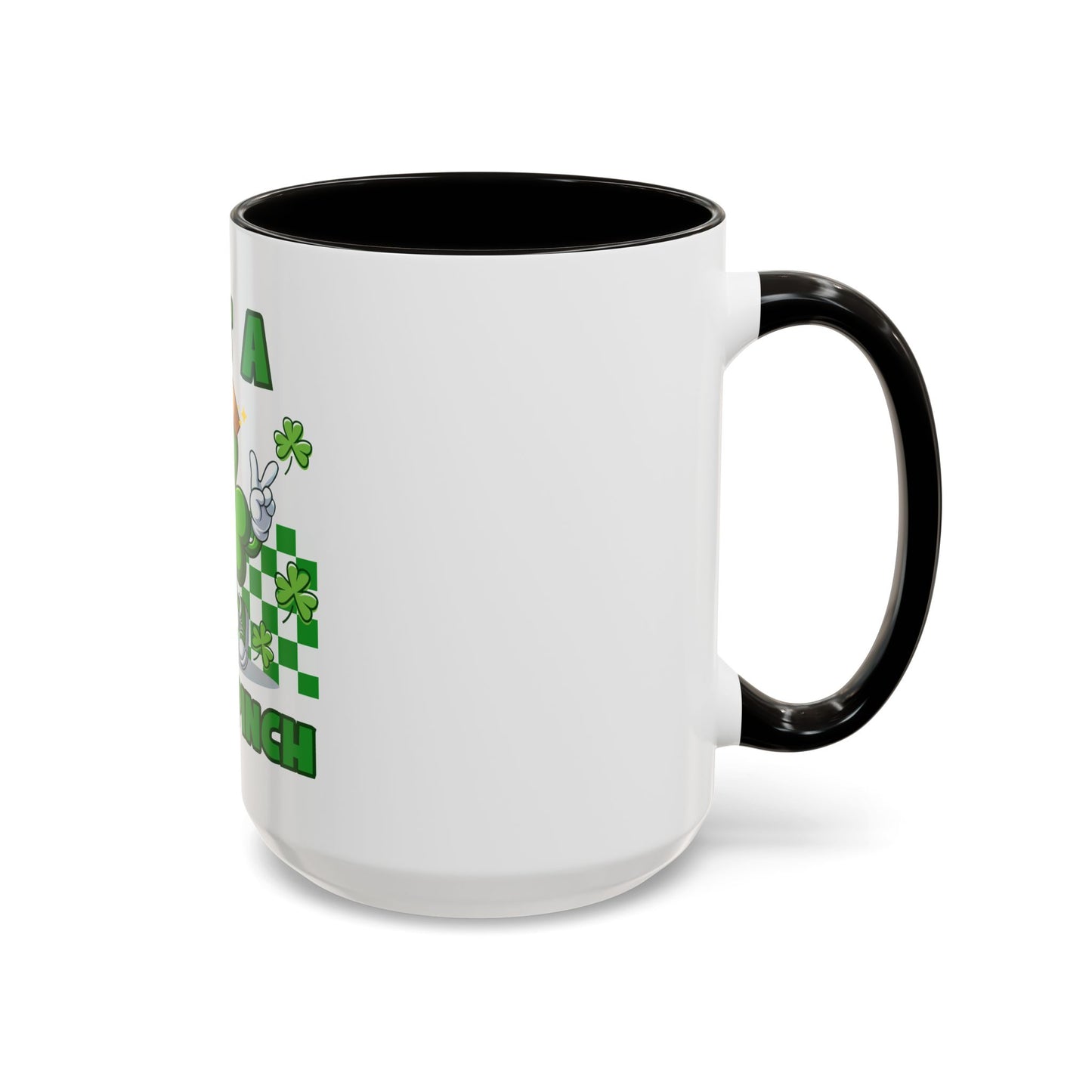 St. Patrick's Day Two-Tone Coffee Just a Little Pinch Lucky Charm Mug