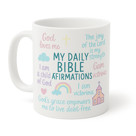 Inspirational Bible Affirmations Motivational Daily Reminder Faith-Based Mug