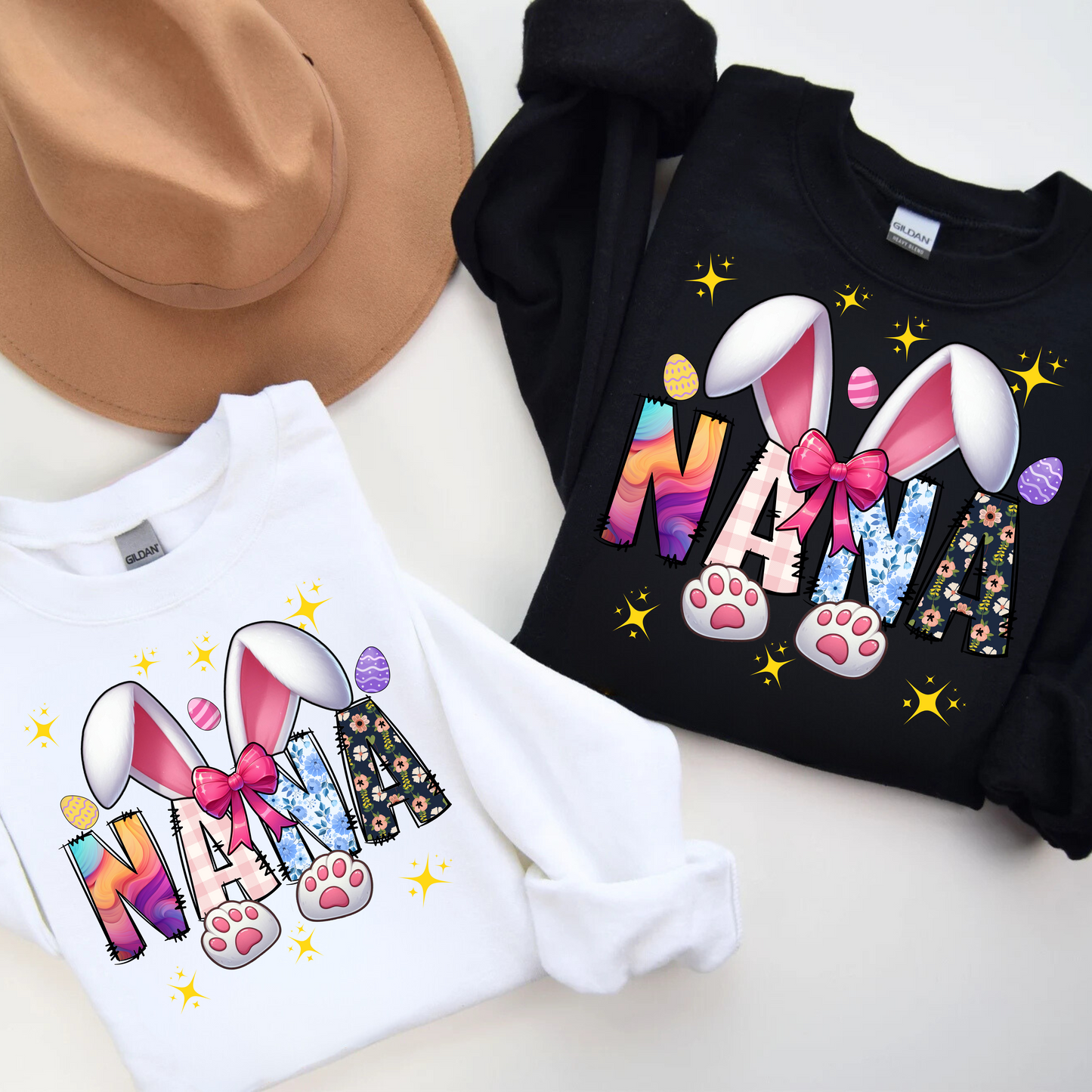 Mama Bunny Ears Easter Unisex Crewneck Pullover Sweatshirt