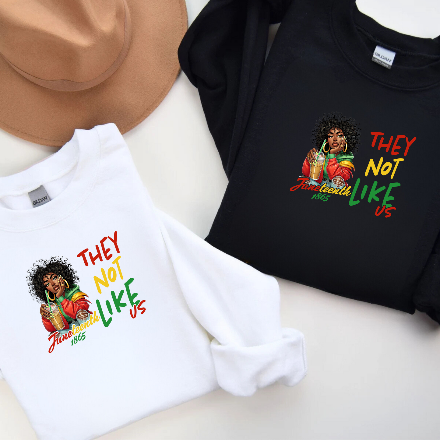 They Not Like Us Black Excellence Hoodie Juneteenth Bold Statement Wear Pullover Hoodie
