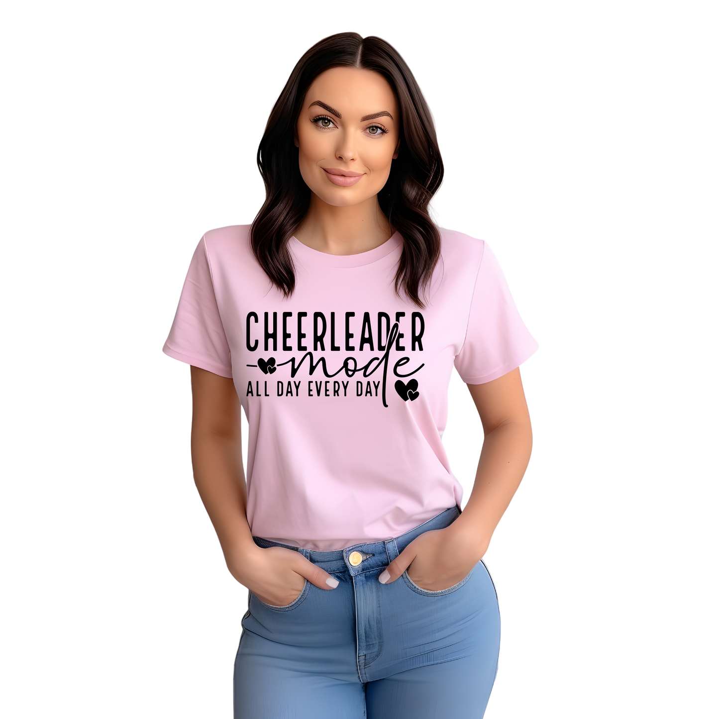Cheerleader Mode Tee  All Day Every Day All In T-Shirt