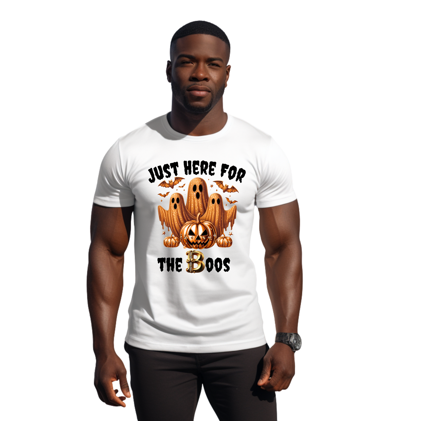 Just Here for the Boos Halloween Party Vibes T-Shirt
