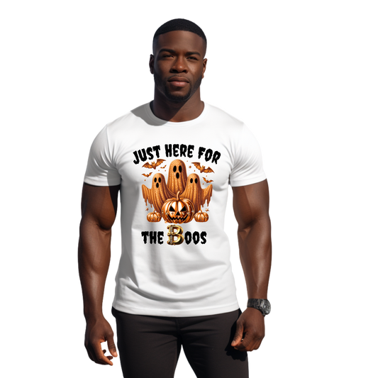 Just Here for the Boos Halloween Party Vibes T-Shirt