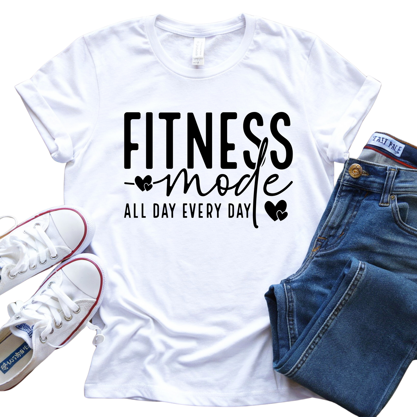 Fitness Mode  All Day Every Day T-Shirt