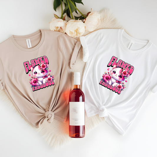Flawed Fabulous Kawaii Kitty T-Shirt