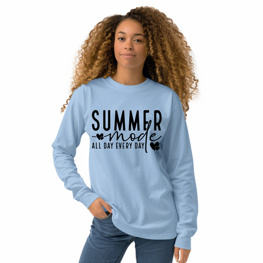 Summer Mode Unisex Crewneck Pullover Sweatshirt
