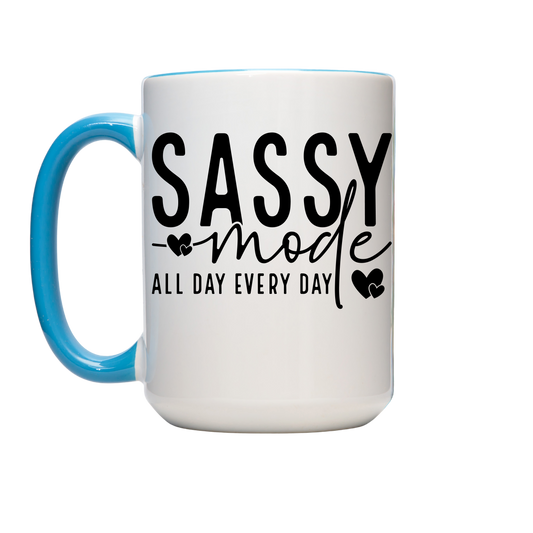 Colorful Sassy Mode Mug – For CEOs, Besties & Everyday Queens