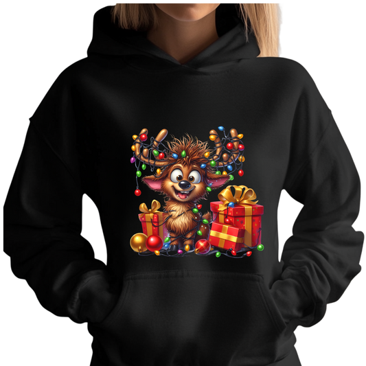 Oh Deer, It’s Christmas Unisex Holiday Hoodie