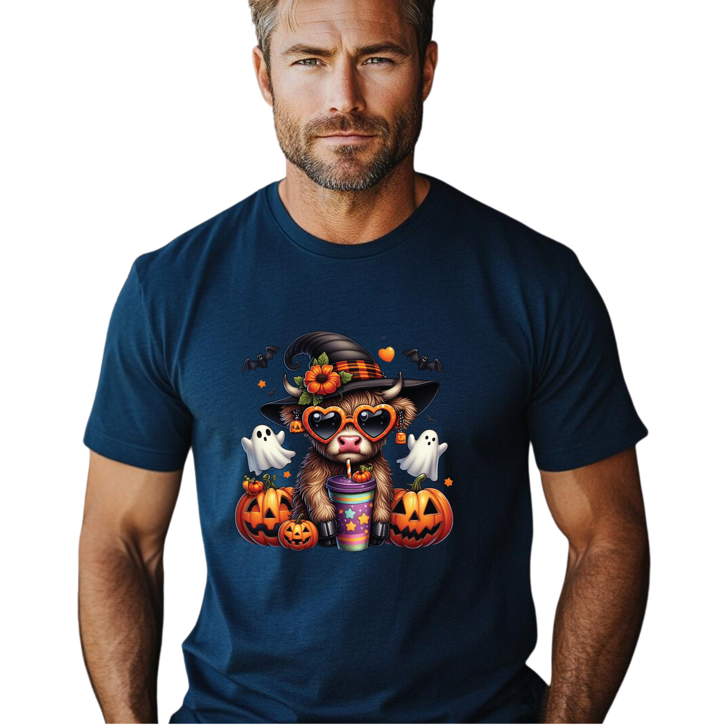 Spooky Moo Vibes  Bewitchingly Beautiful T-Shirt