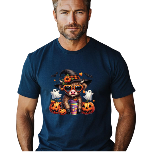 Spooky Moo Vibes  Bewitchingly Beautiful T-Shirt