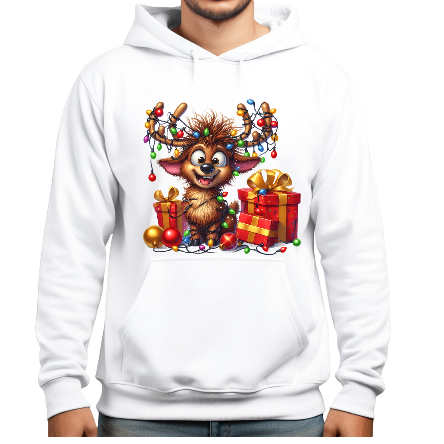 Oh Deer, It’s Christmas Unisex Holiday Hoodie