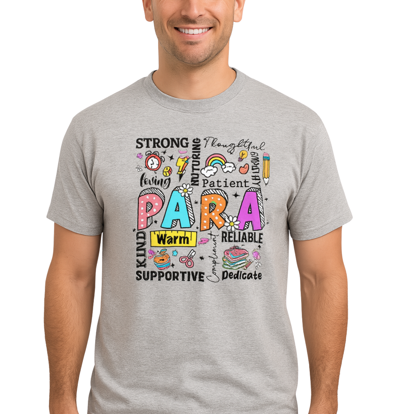 Para teacher doodles Unisex T-Shirt