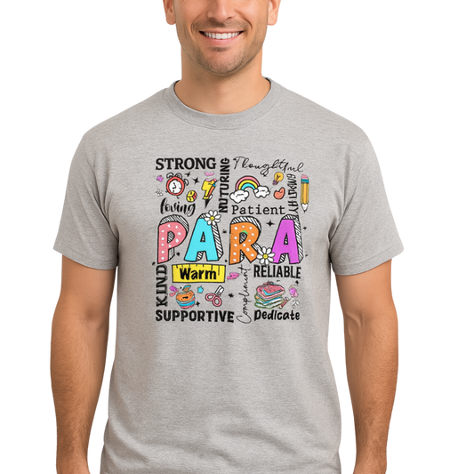 Para teacher doodles Unisex T-Shirt
