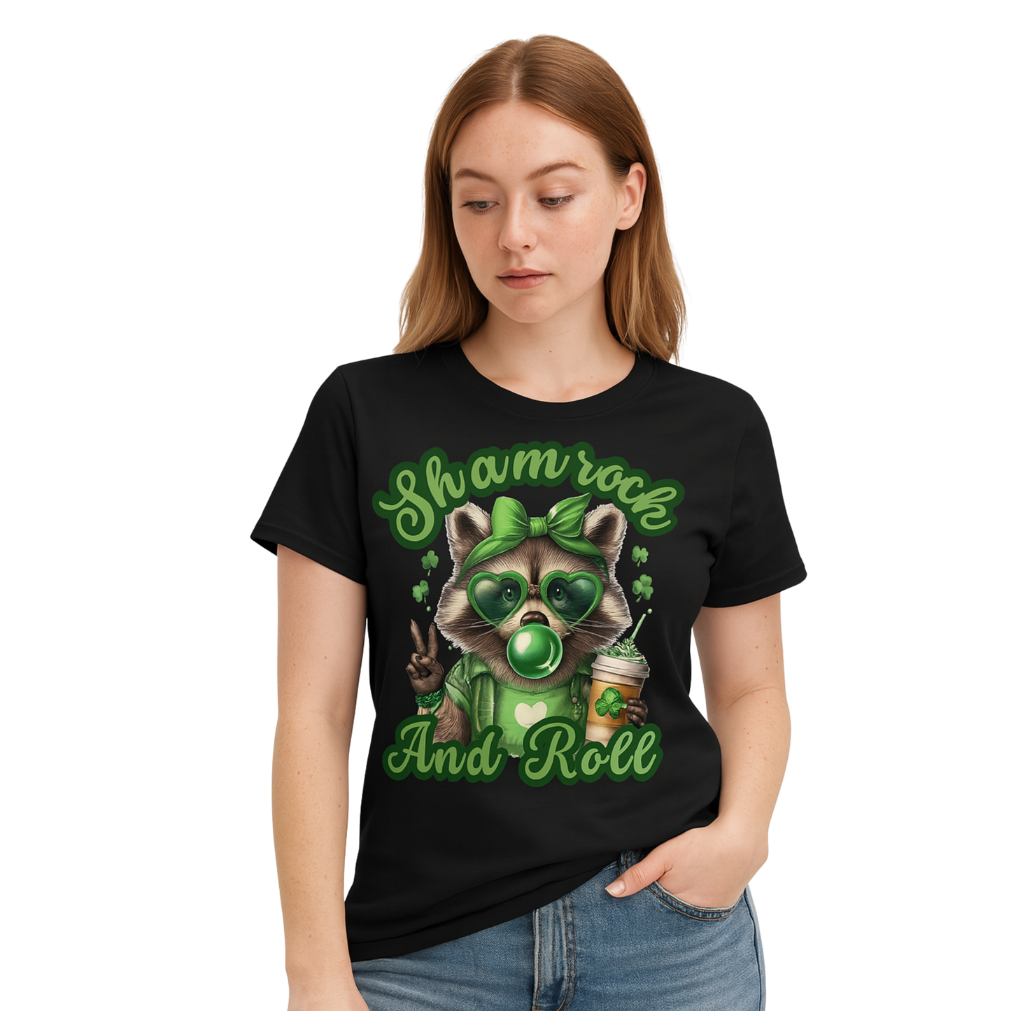 St. Patrick's Day Sham Rock And Roll Unisex T-Shirt