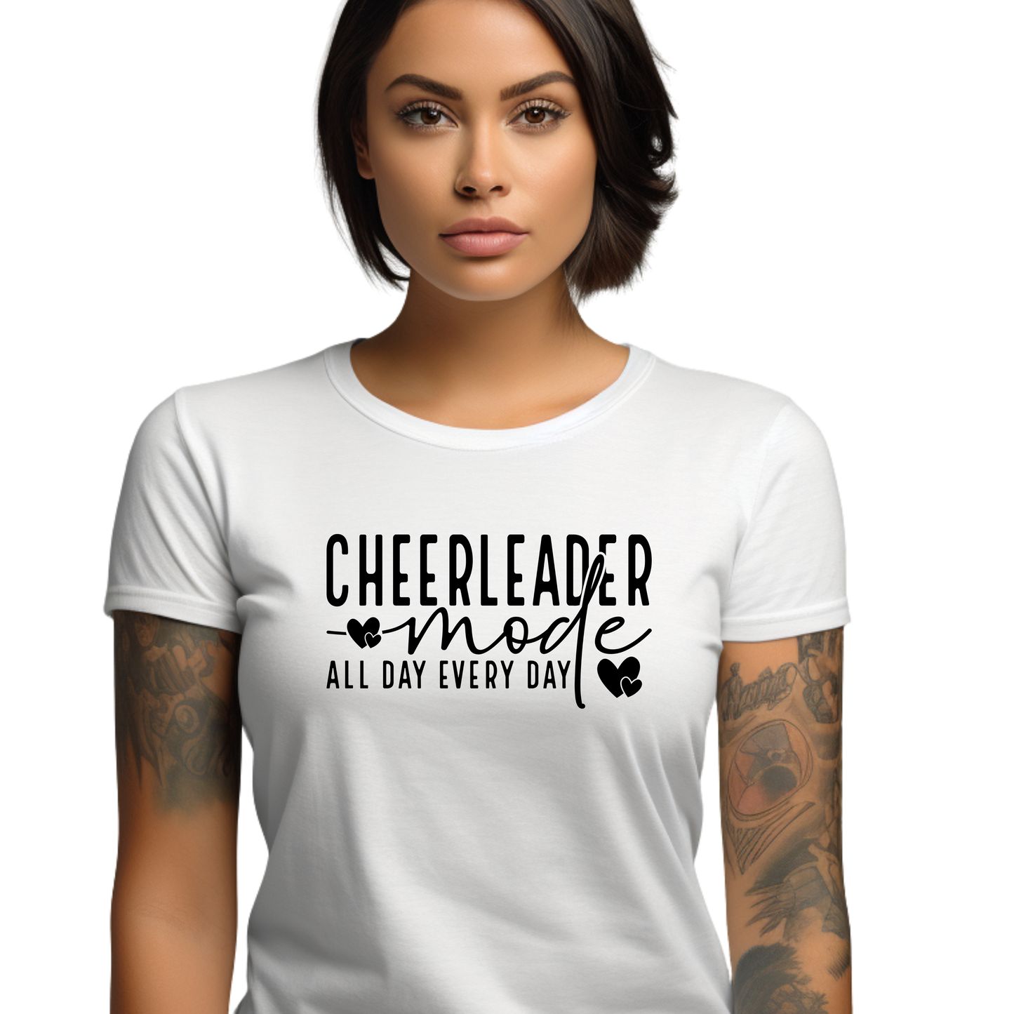 Cheerleader Mode Tee  All Day Every Day All In T-Shirt