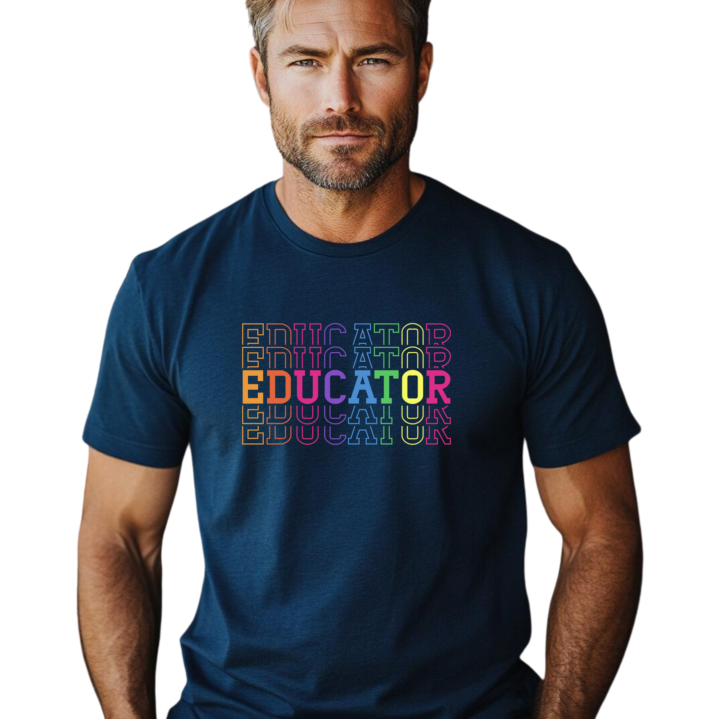 Colorful Educator Vibes Unisex T-Shirt
