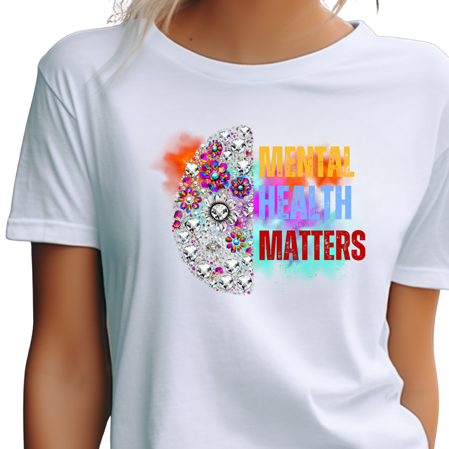 Mental Health Brainstorm Burst Color T-Shirt