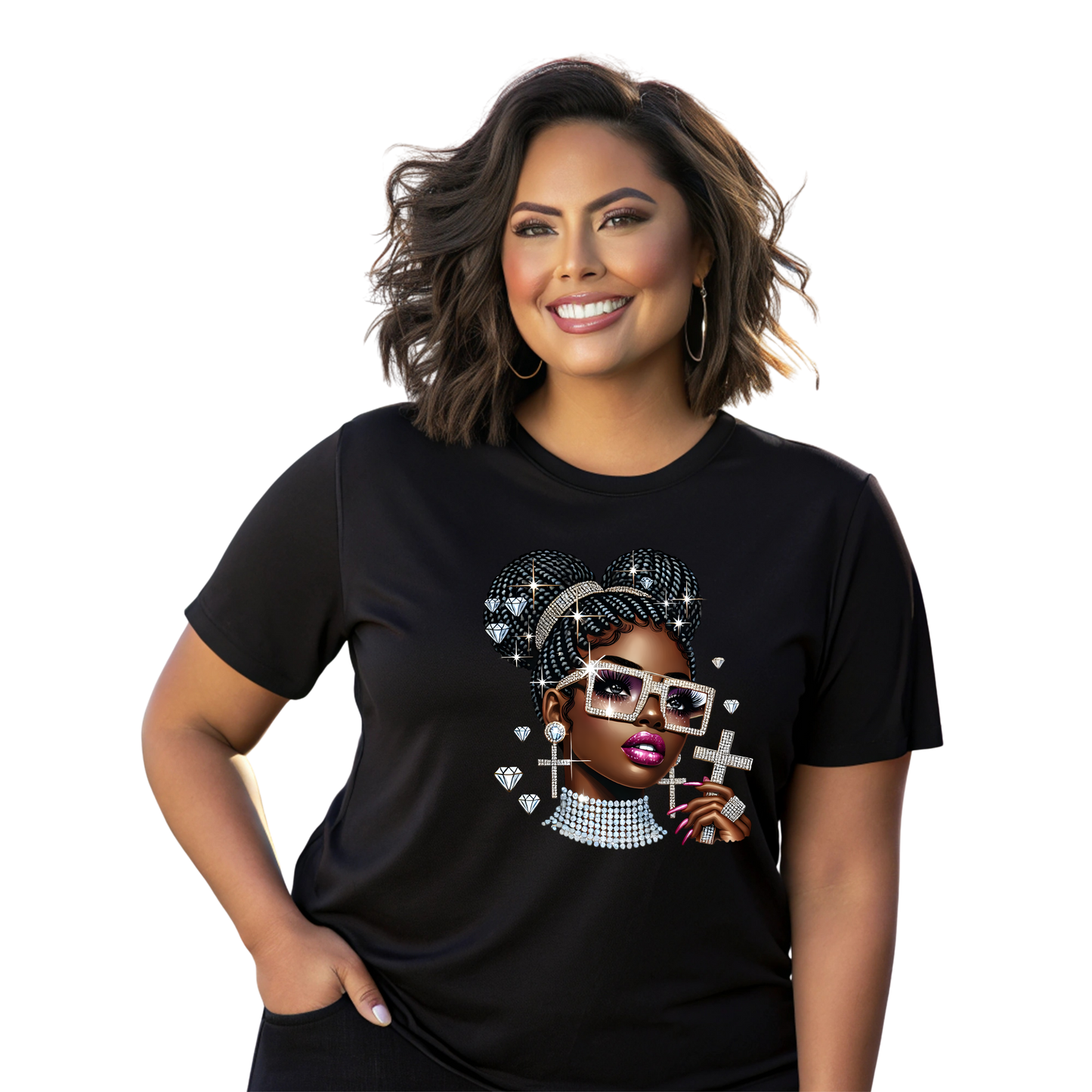 Diamond Diva History Glam Queen T-Shirt