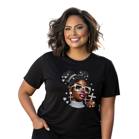 Diamond Diva History Glam Queen T-Shirt