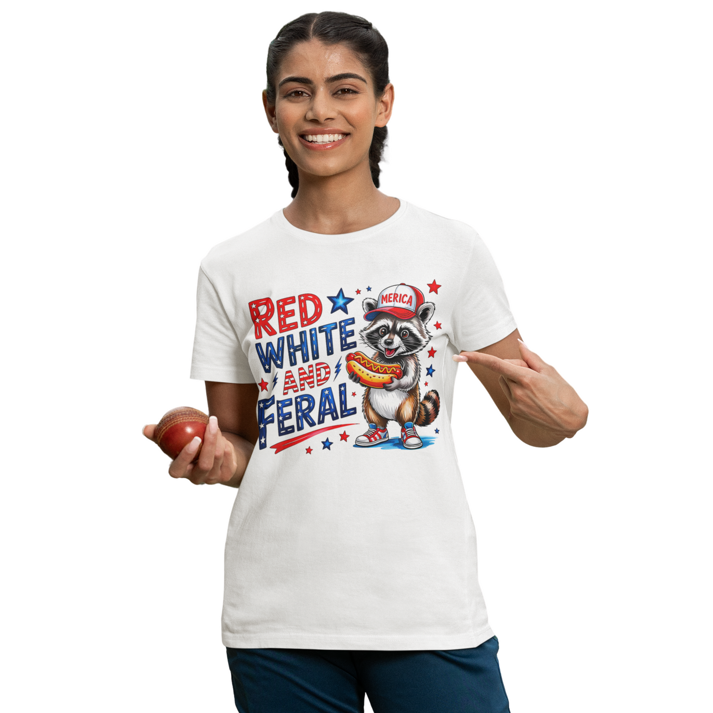 4Th of July Federal Raccoon Unisex T-Shirt